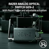 Razer Huntsman V3 Pro Tenkeyless Analog Optical Gaming Keyboard UK Layout Black view 3