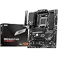 MSI PRO B650-P WiFi AMD AM5 ATX Motherboard, 4X DDR5~128GB, 1x PCI-E x16, 2X M.2, 6X SATA, 8X USB 3.2, 1x USB Type C