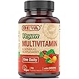 DEVA Vegan Multivitamin and Mineral Supplement - Once-Per-Day Formula with Greens - Vitamins A, C, D, E, B Complex, High-Potency Formulation for Daily Health and Wellness- 90 Coated Tablets, 1-Pack