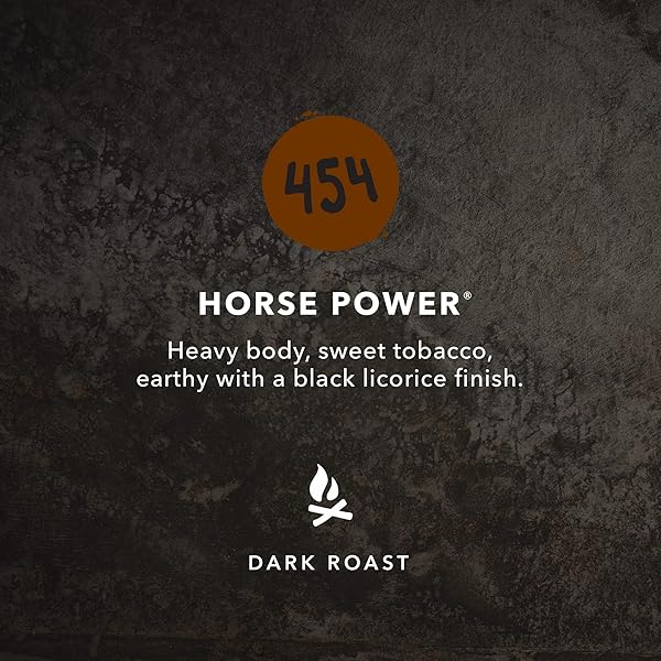 KICKING HORSE COFFEE, 454 HORSE POWER, DARK ROAST, WHOLE BEAN, 10 OZ – CERTIFIED ORGANIC, FAIRTRADE, KOSHER COFFEE