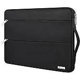 Voova 14 15 Inch Laptop Sleeve Case, Waterproof Computer Bag Cover Compatible with MacBook Air 15 M2/M3/M4 2022-2025, MacBook Pro 15, Hp chromebook 14, 14-15” Dell Lenovo Acer Asus, Black