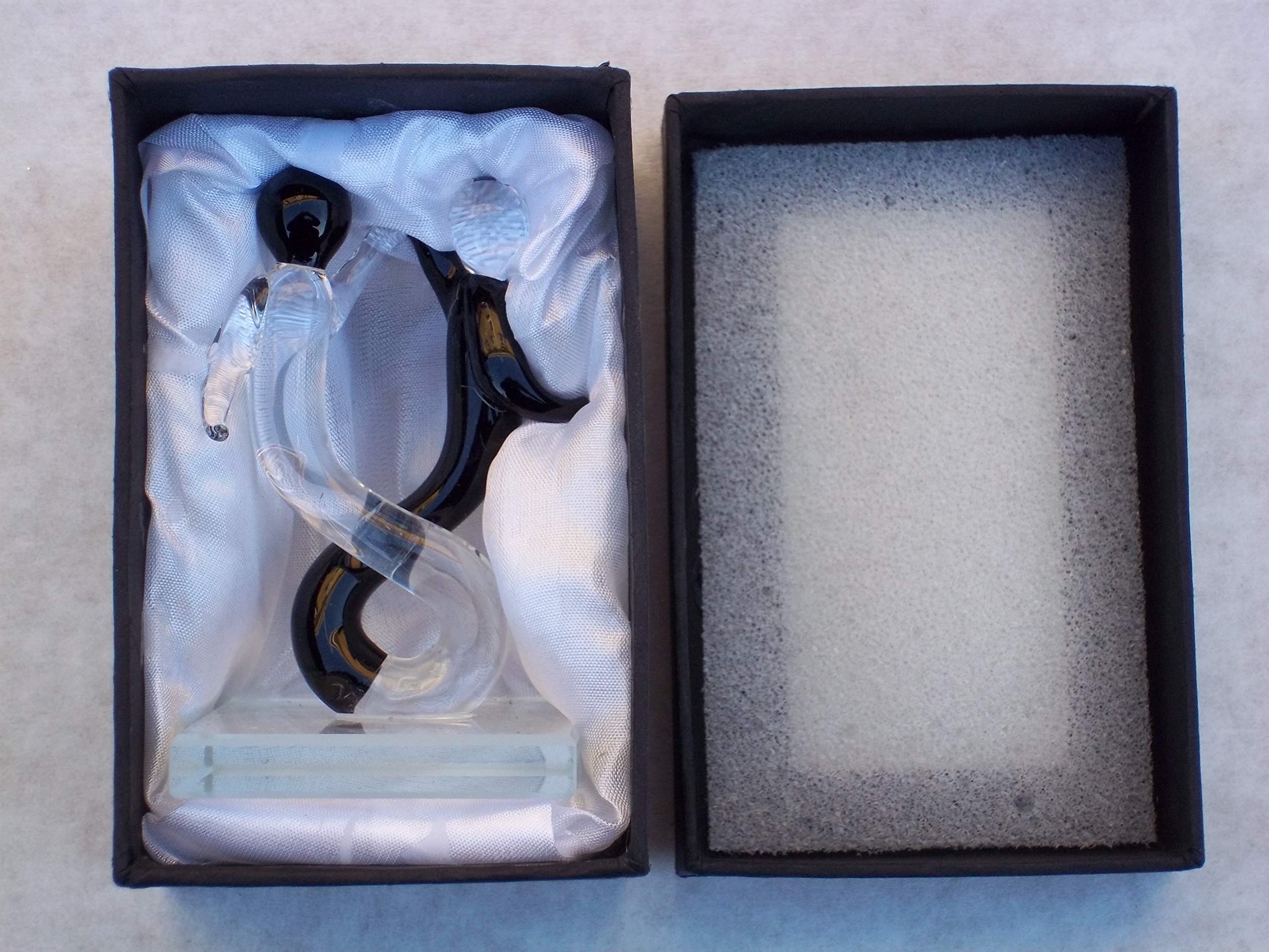 Parmy TANGO DANCERS in Art Nouveau style on Polished Glass Base