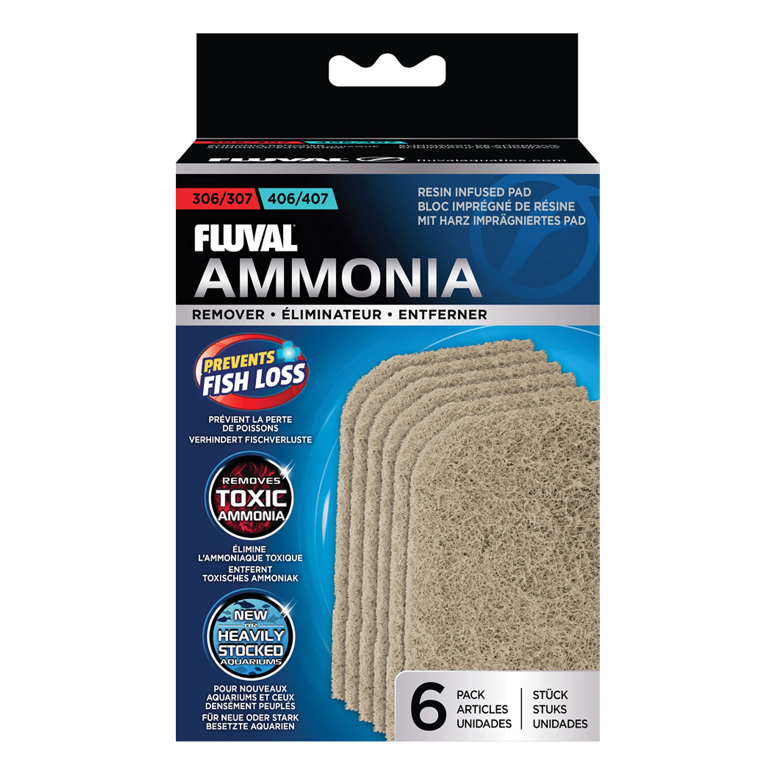 Fluval 306/7 and 406/7 Filter Ammonia Remover Pad