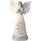 Pavilion Gift Company 82338 Elements Stars in The Sky Angel Figurine, 9-Inch, Silver