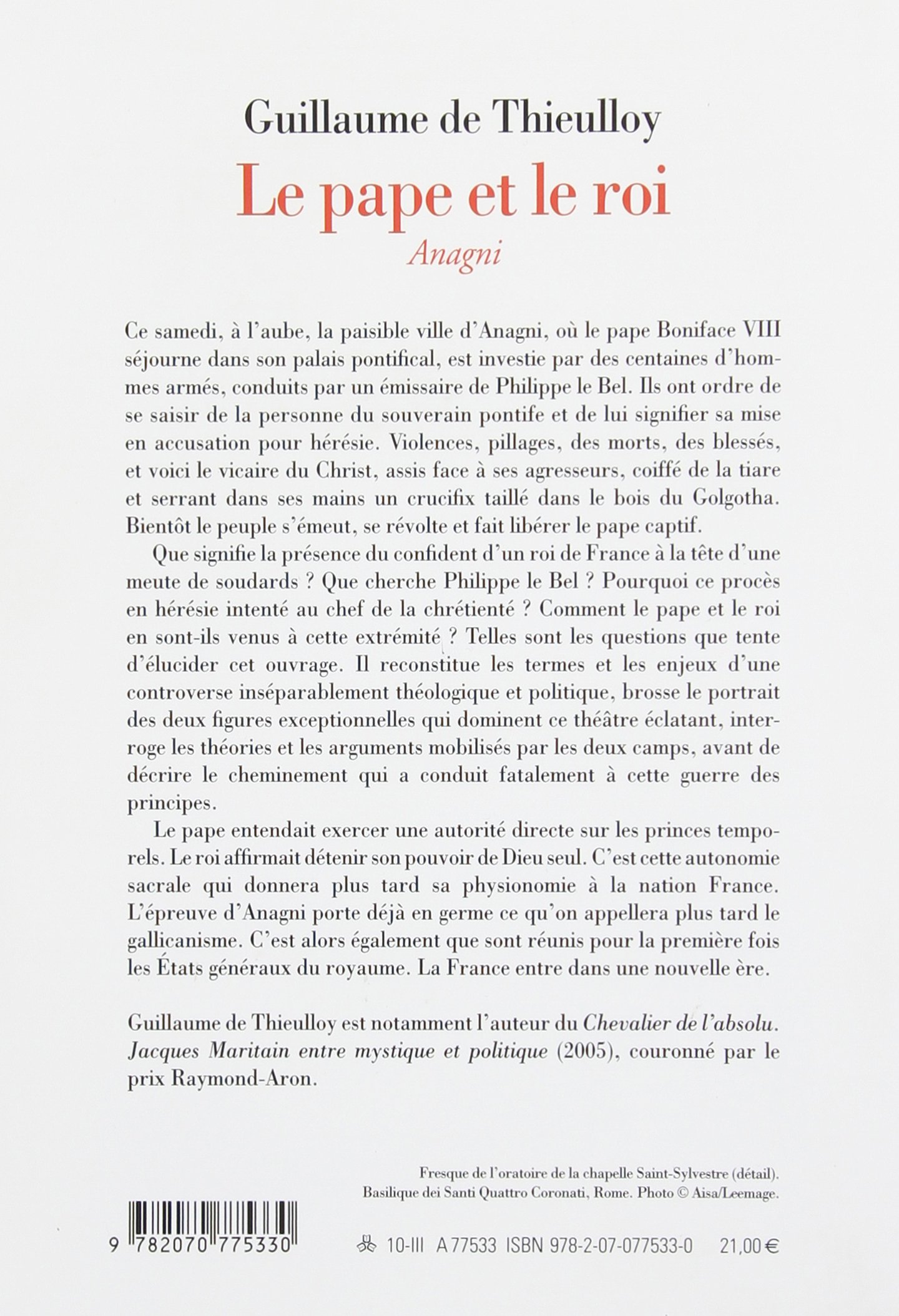 Amazon Fr Le Pape Et Le Roi Anagni 7 Septembre 1303 Thieulloy Guillaume De Livres Amazon Fr Le Pape Et Le Roi Anagni 7 Septembre 1303 Thieulloy Guillaume De Livres