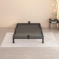 MAF 4 Inch Twin Metal Platform Bed Frame with Round