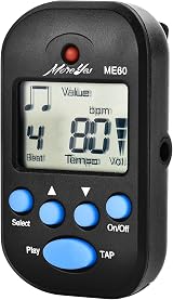 MOREYES Mini Metronome Digital with Loudspeaker for Piano Guitar Sax Violin view 9