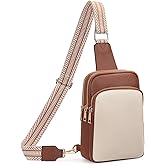 FALAN MULE Crossbody Bags for Women Trendy Leather Sling Chest Bag Fanny Packs for Women