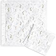 aden + anais Essentials Issie Security Blankets, Super Soft 100% Cotton Muslin, 2 Pack, Blushing Bunnies