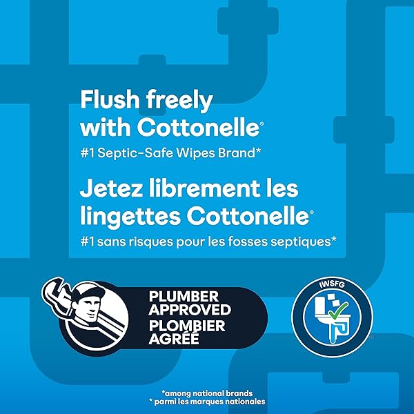 COTTONELLE FRESH CARE FLUSHABLE CLEANSING CLOTHS REFILL, 42 COUNT (PACK OF 2)