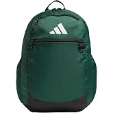 adidas Striker Soccer Backpack 36L | Padded 15-In. Laptop Sleeve, Multiple Organizer Pockets, Spacious Sport Carry, Vented Shoe Garage, School Gym &amp; Travel Ready