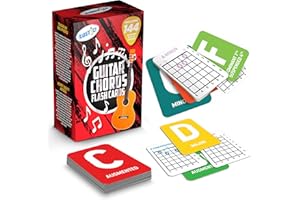 Zastic! Guitar Chords Flash Cards - 144 Chord Flash Cards, Guitar Notes, Fretboard Training Tool