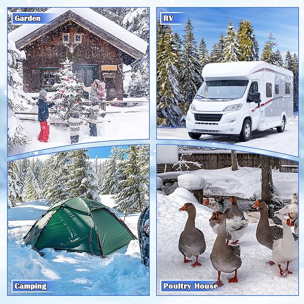 FANOVO HEATED WATER HOSE FOR RV – 25FT, FREEZE PROTECTION WITH ENERGY SAVING THERMOSTAT, MAKING RV CAMPERS’ WATER RUN IN COLD WINTER