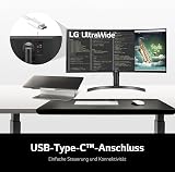 LG 35WN75C-B 35" UltraWide Curved QHD VA HDR10 AMD FreeSync Monitor Black view 3