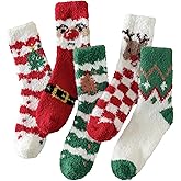 fauson Fuzzy Socks for Women - Cozy Warm Slipper Socks for Women, Non-Slip Womens Fuzzy Sock Perfect for Winter