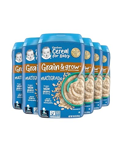 Gerber Baby Cereal 2nd Foods, Grain Grow, Multigrain, 16 Ounce