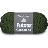 Patons Canadiana Yarn - Solids, Dark Green Tea