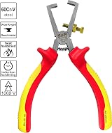 S&R 160mm VDE Stripping Pliers 1000V Insulated Wire Stripper Chrome Vanadium view 7