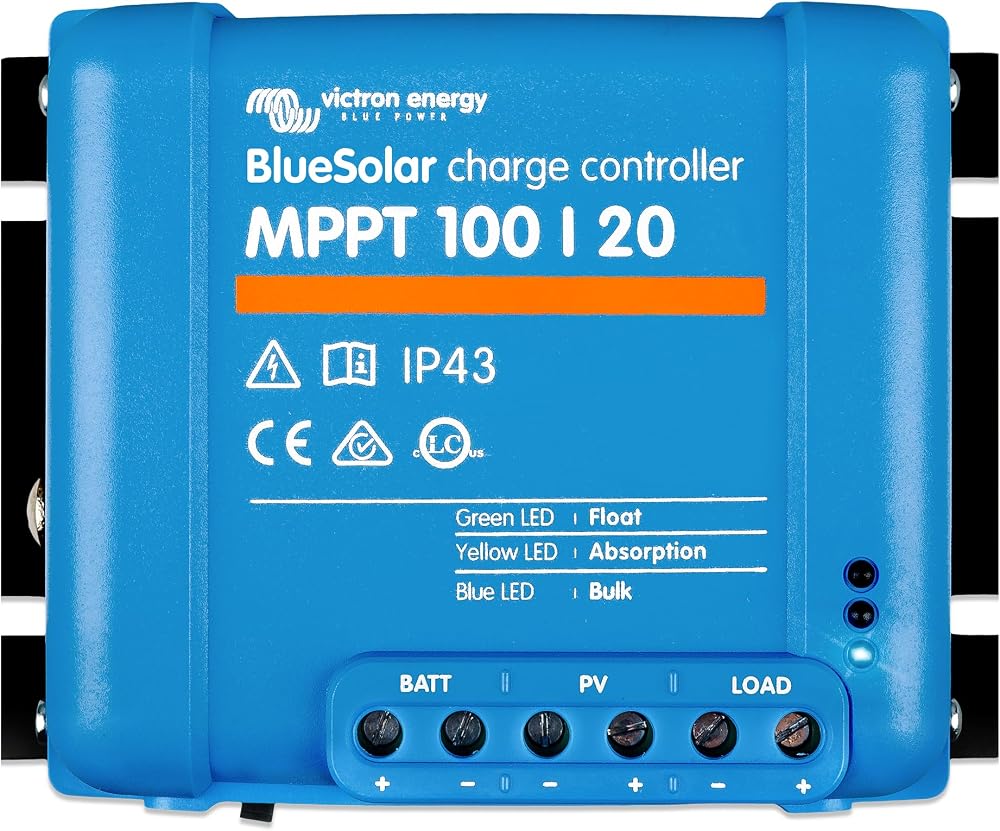 Victron Energy BlueSolar MPPT Charge Controller 100V 20A 48V Solar Panel