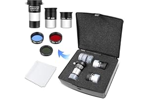 Astromania Accessory Kit Telescope Fully-Coated eyepieces New