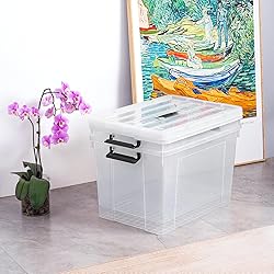 Cetomo Storage Bins on Handle, Storage Box, Plastic