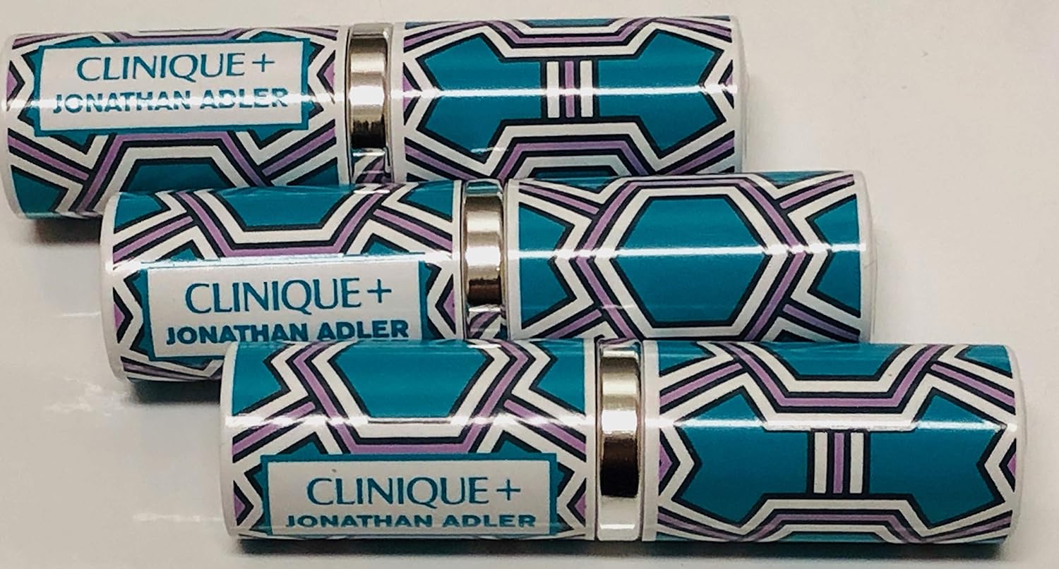Lot 3 x Clinique Pop Lip Colour +Primer Rouge Intense + Base #14 Plum Pop unbox Travel Size 0.13 oz each total 0.39oz : Beauty