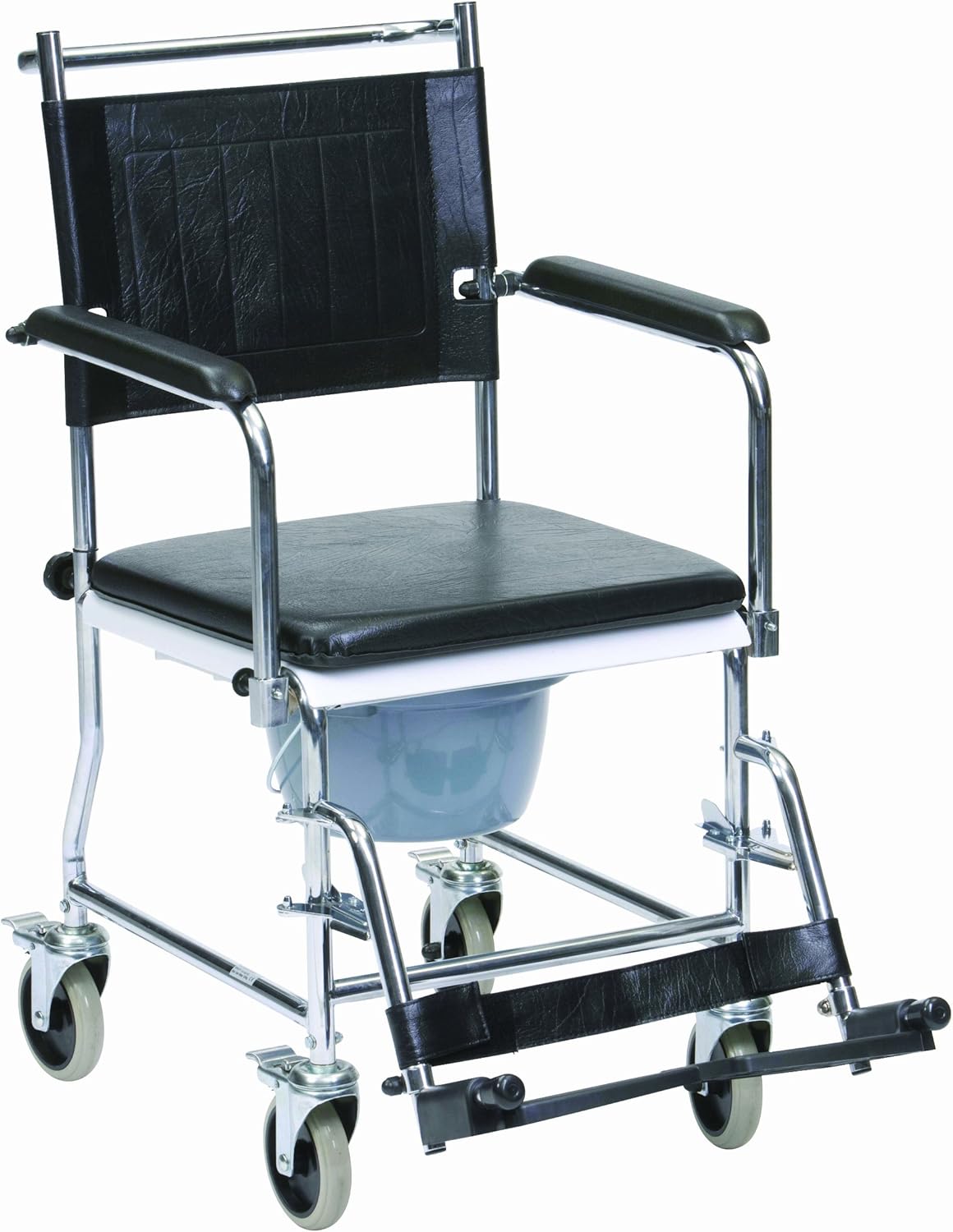 Drive Wheeled Commode with 4 Lockable Wheel Brakes Amazon.co.uk