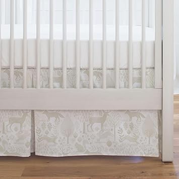 woodland crib skirt