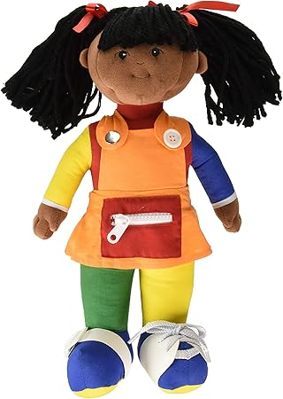 Amazon Com Children S Factory Learn To Dress African American Girl Teaching Material Cf100 858p Multicolor Office Products