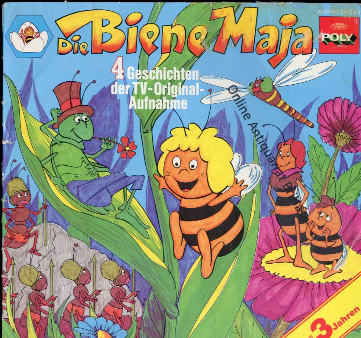 Hörspiel-LP - Die Biene Maja: 4 Geschichten der TV Originalaufnahme