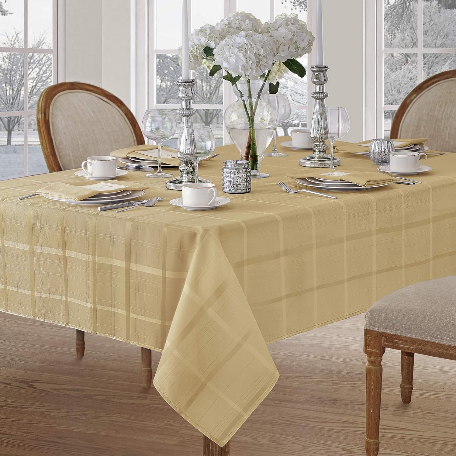 Best 60 x 102 inch holiday table cloth