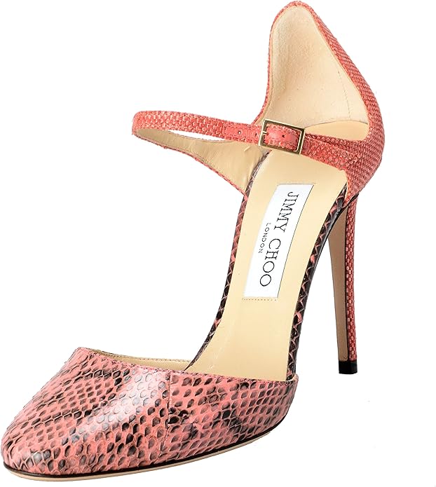 JIMMY CHOO Women�s Snake Skin Coral Pink JIMMY CHOO Women�s Snake Skin Coral Pink
