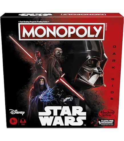 Hasbro Gaming Monopoly: Star Wars Return of The Jedi - Juego de mesa para 2-6 jugadores, inspirado en la película Return of The Jedi, juego para familias y niños a partir Hasbro Gaming Monopoly: Star Wars Return of The Jedi - Juego de mesa para 2-6 jugadores, inspirado en la película Return of The Jedi, juego para familias y niños a partir