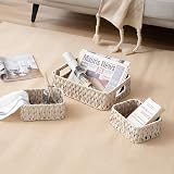 GRANNY SAYS Wicker Storage Baskets Set of 3 Large and Small Brown view 8