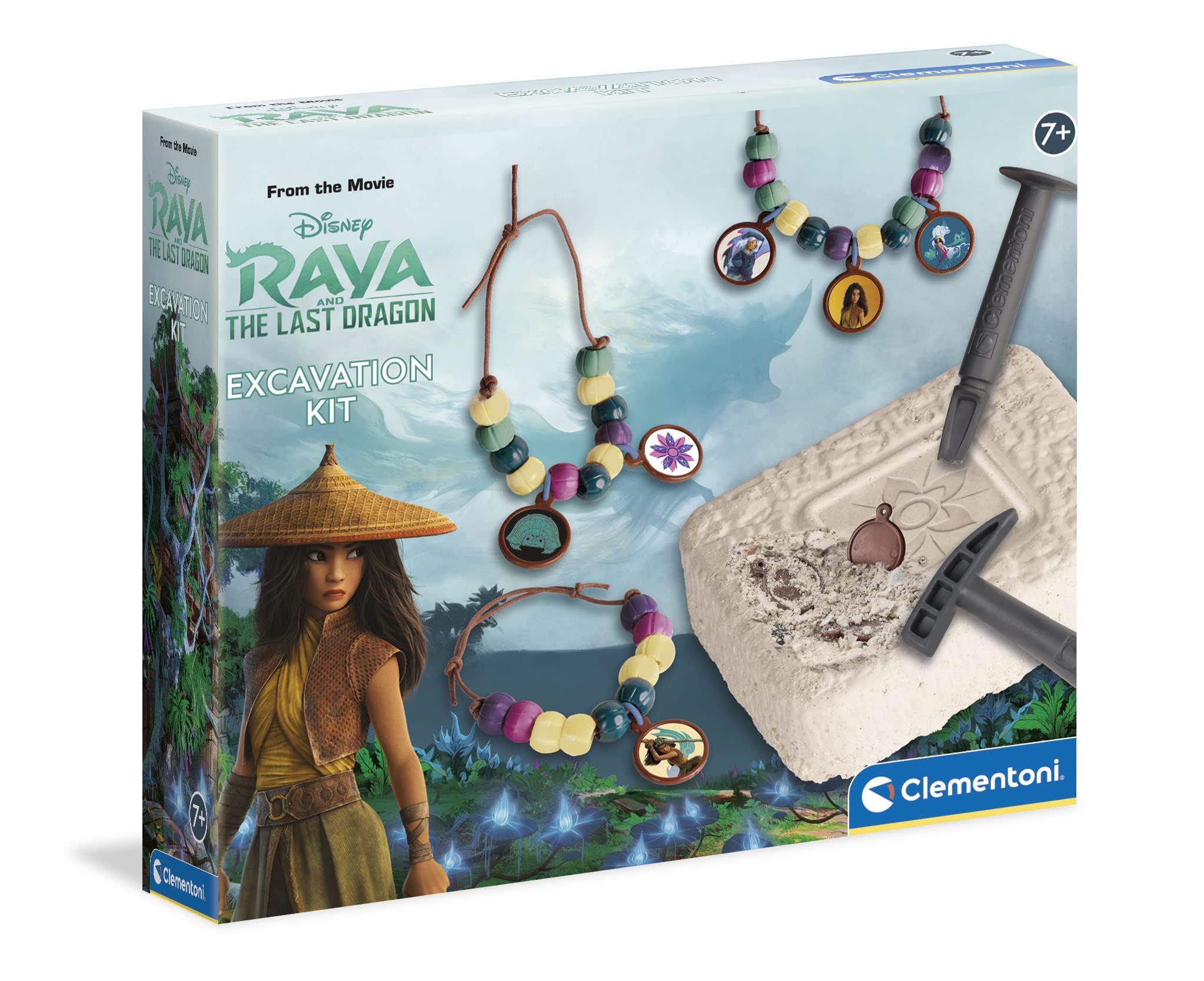 Clementoni 17648, Raya Gems discovery kit for Children, Ages 6 years Plus