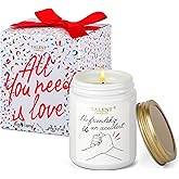 Best Friend Candle Friend Gifts for Women, Scented Candle Funny Birthday Gift for Women, Friendship Gift for Women Men, Champagne Cassis & Honey Scented Candles