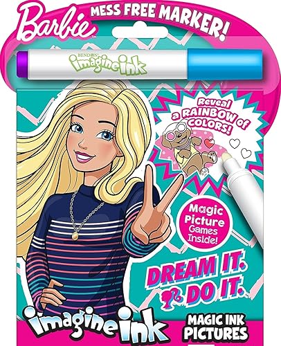 Barbie Coloring and Activity Book Bundle with Imagine Ink Coloring