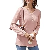 ENMAIN Womens Lightweight Sweaters 2025 Long Sleeve Pullover Knit V Neck Cozy Sweater Tops Fall-Winter Casual Dressy