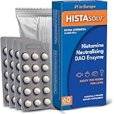 HISTAsolv Extra Strength - DAO Enzyme Supplements - Histamine Blocker 60 Ct | Nitrogen-Protected Dao Preserves Potency Until Enteric Coating Releases It in the Intestine to Neutralize Dietary Histamine