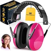 Kids Noise Canceling Headphones - 31 dB (2K Hz) - Ear Protection Earmuffs | Vanderfields' earmuffs protect child's hearing with certified noise-cancellation, soft ear cushions, and adjustable headband