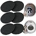 PurifyLogix 6 Pack Cat Litter Box Replacement Filters Compatible with Petmate Booda Dome Cat Litter Box – Activated Carbon Charcoal Filters to Absorb Odors and Control Damp for Keeping Fresh