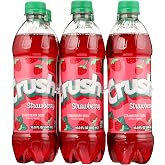 Strawberry Crush Soda Pop 6 pack -16.9 oz Bottles