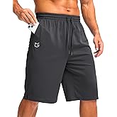 G Gradual Men's Athletic Shorts with Pockets 11" Long Basketball Shorts Lightweight Quick Dry Gym Workout Shorts for Men