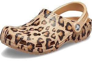 Crocs Women's Men's Classic Animal Print Clog | Zebra and Leopard Shoes