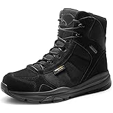 NORTIV 8 Men's Waterproof Lightweight Military Tactical Work Boots Outdoor Hiking Combat Motorcycle Boots