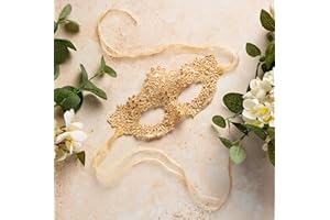 The Lace Mask Co. Luxury Women's Lace Masquerade Prom Halloween Carnival Mask Ball