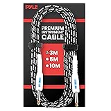 Pyle 1/4 Inch TS Guitar Instrument Cable - 10 Ft