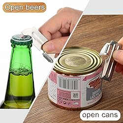Military Can Openers with Key Ring, 2 Styles