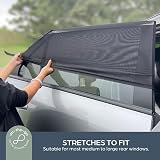 Dreambaby Car Window Shade 2 Pack Mesh Sun Protection Black view 3