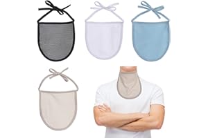 JFMkaer 4pcs Tracheostomy Dust Cover | Neck Stoma Guard Protector, Adjustable Breathable for Tracheostomy Care